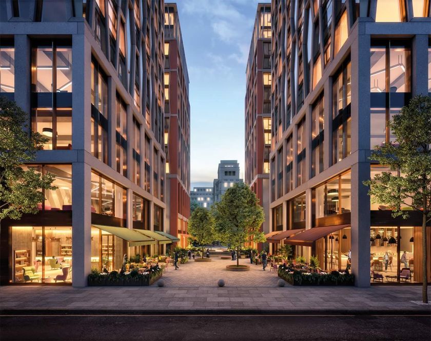 A rendering of The Broadway development, London.