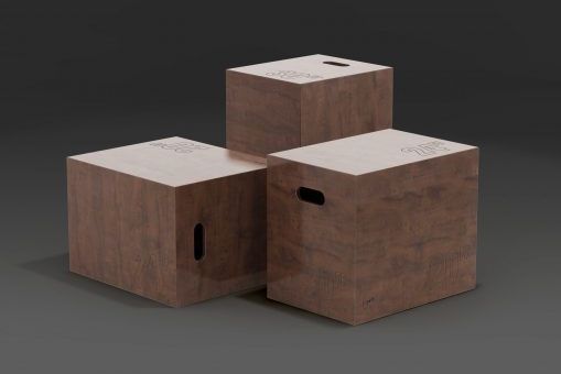 The custom wooden boxes for exercise