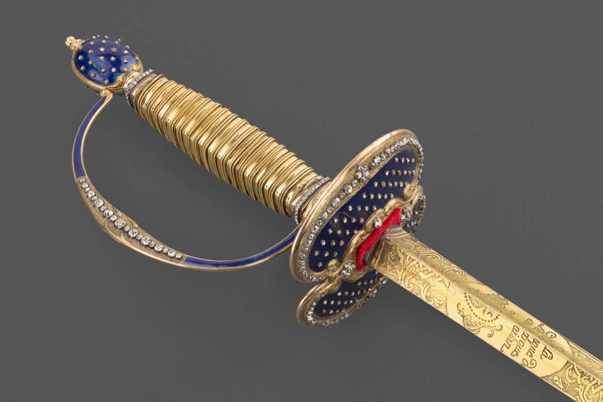 A louis XVI dress smallsword c. 1784