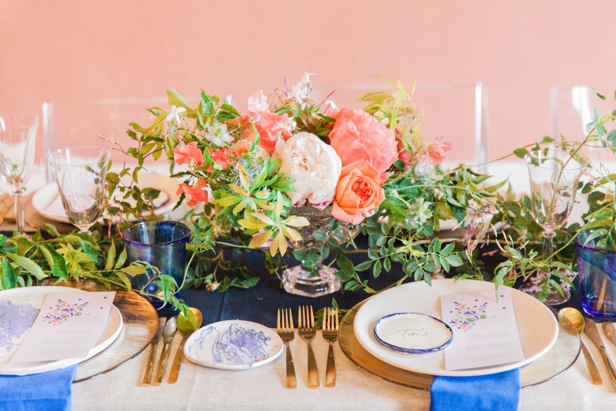 Table arrangement by Wild Wood London