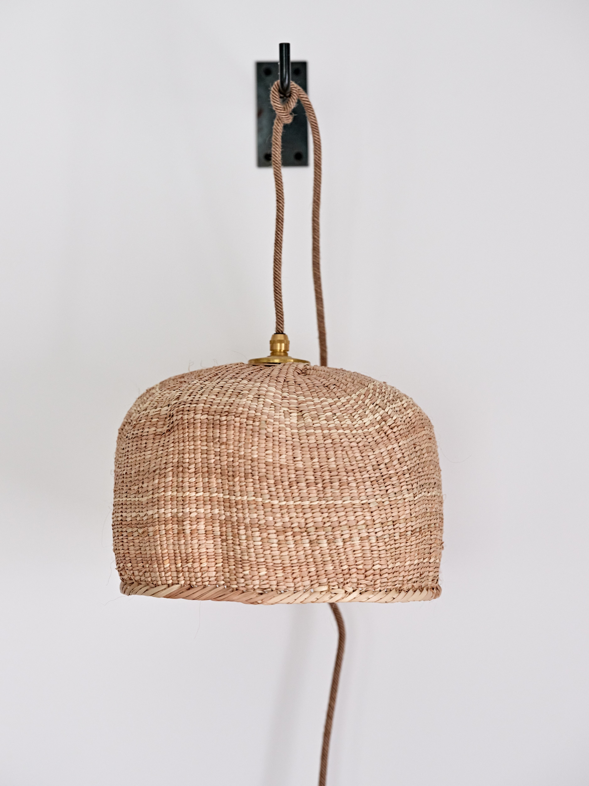 Rattan pendant light